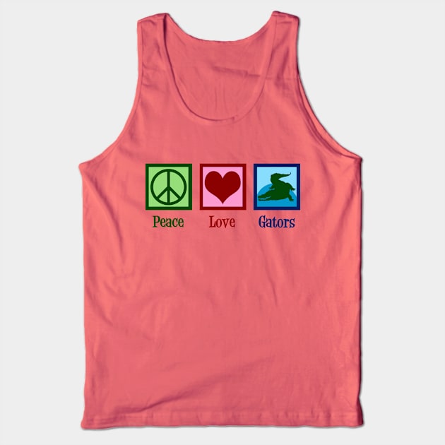 Peace Love Gators Tank Top by epiclovedesigns